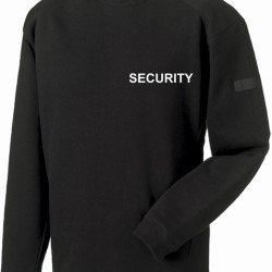 Heavy Duty Crew Neck Security Sweatshirt